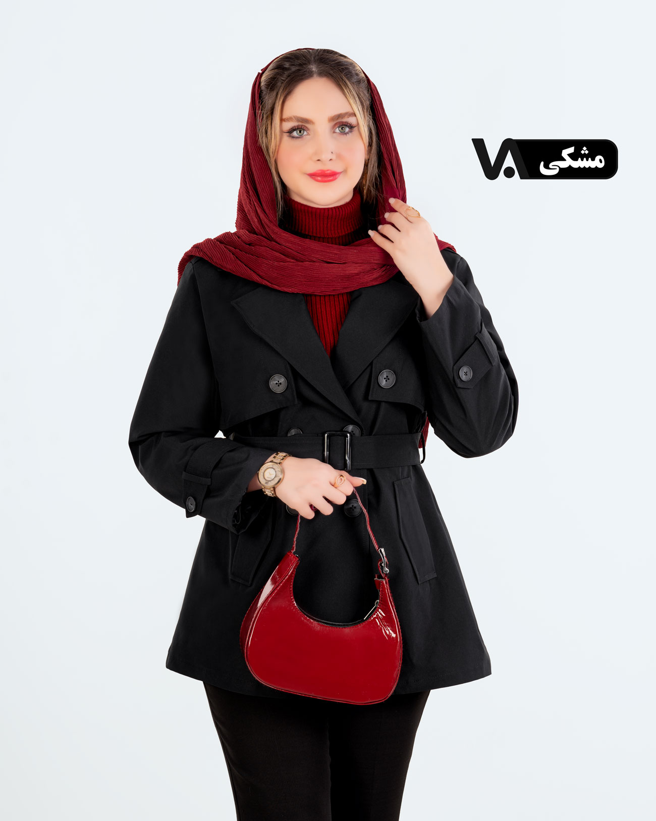 بارانی کتان تی سی مدل ترنچ کد j460