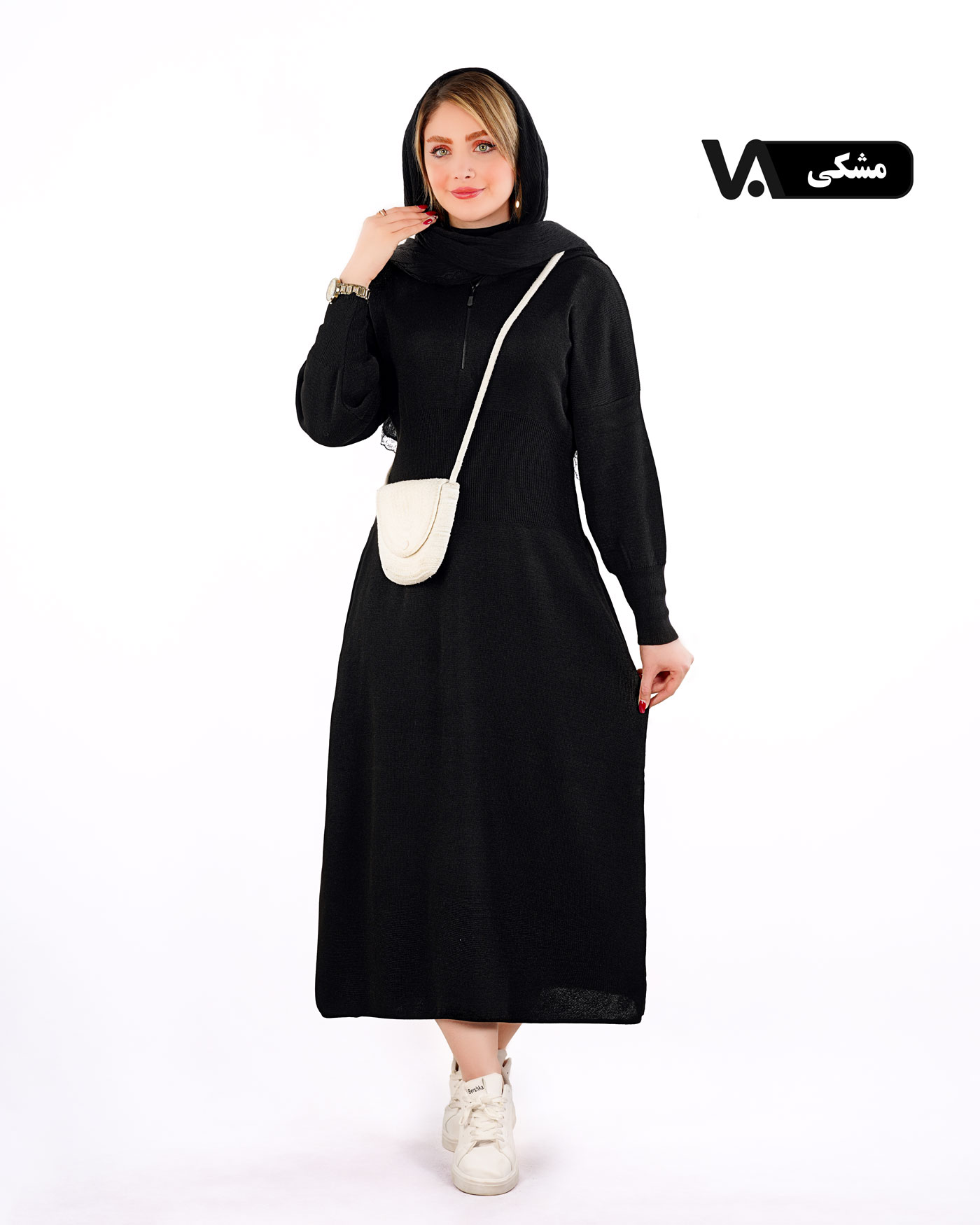بافت ماکسی کلاه دار کد j410