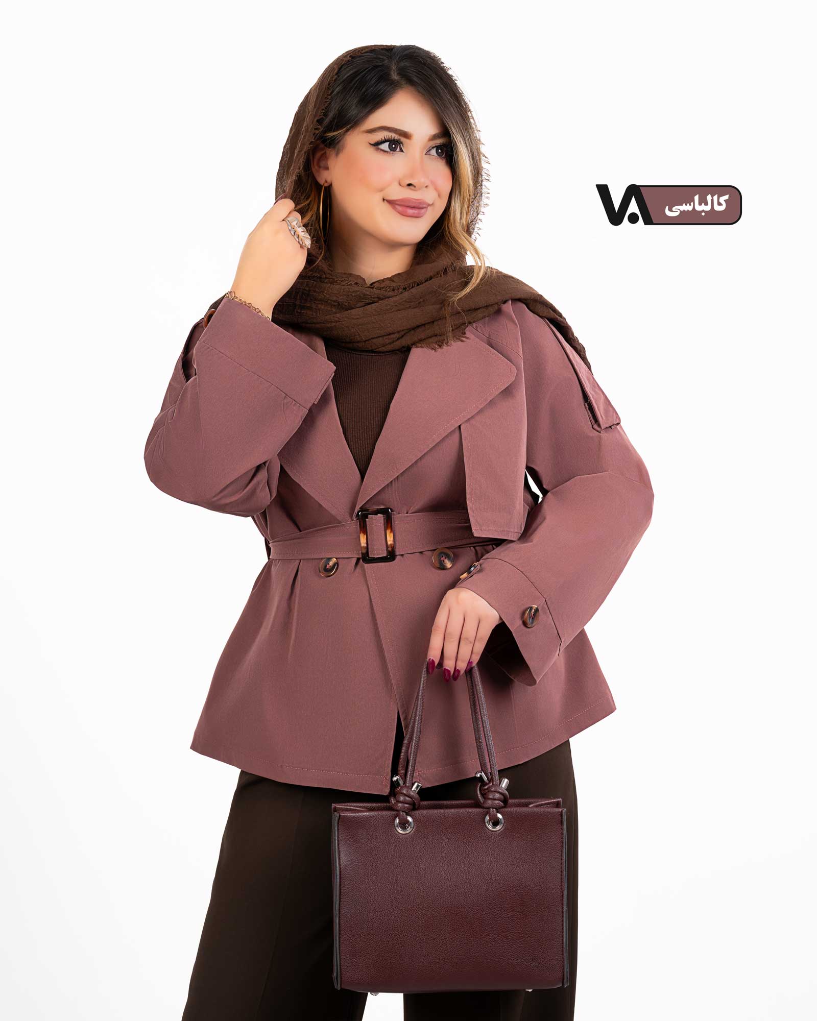 بارانی دو دکمه کتان زارا کد j277