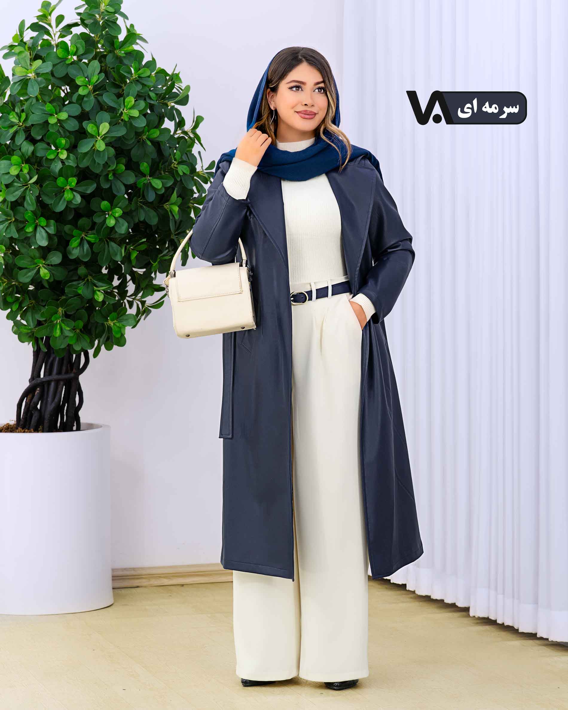 کت جلوباز بلند چرم کد j433