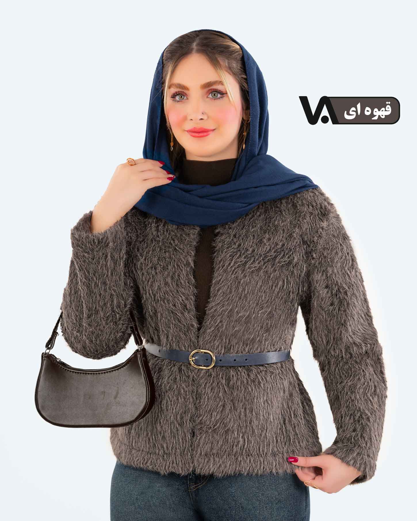 تک کت خزدار یقه گرد کد j468