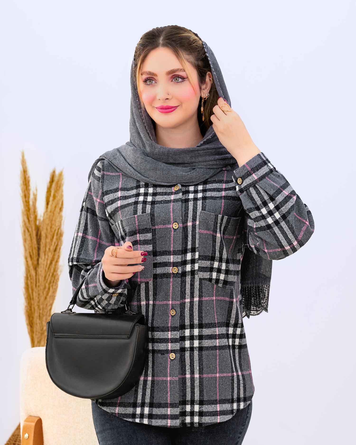 شکت پایین هلال دار چهارخونه کد h665