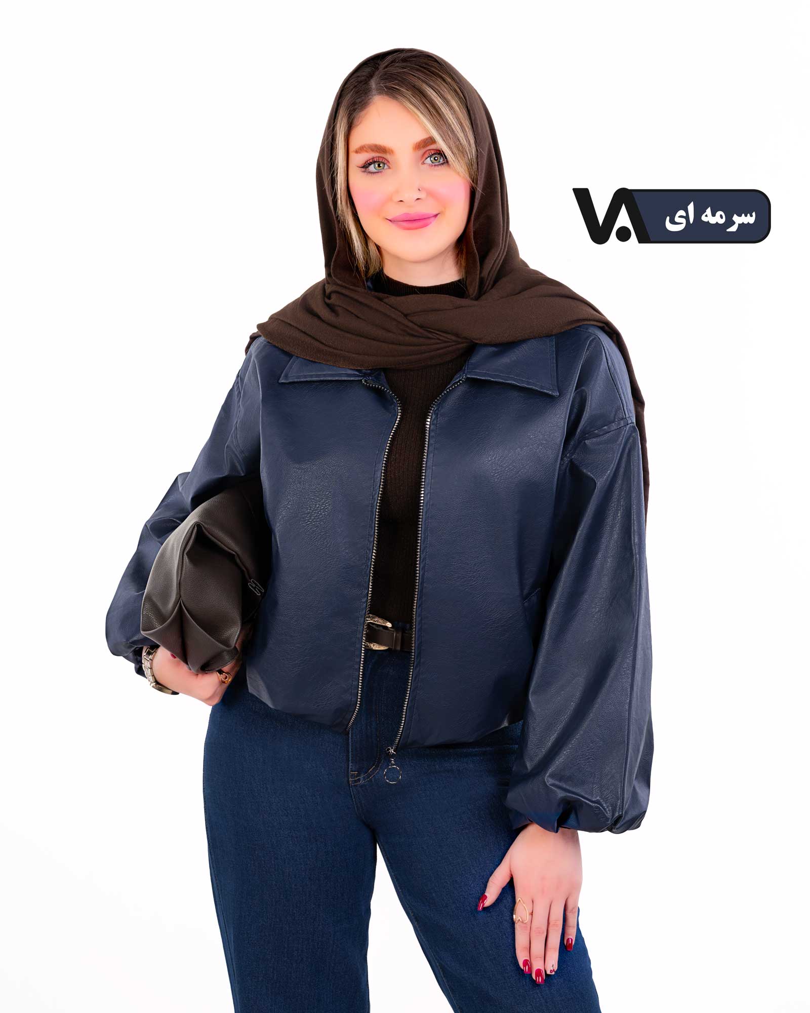 بامبر چرم آستردار کد j428