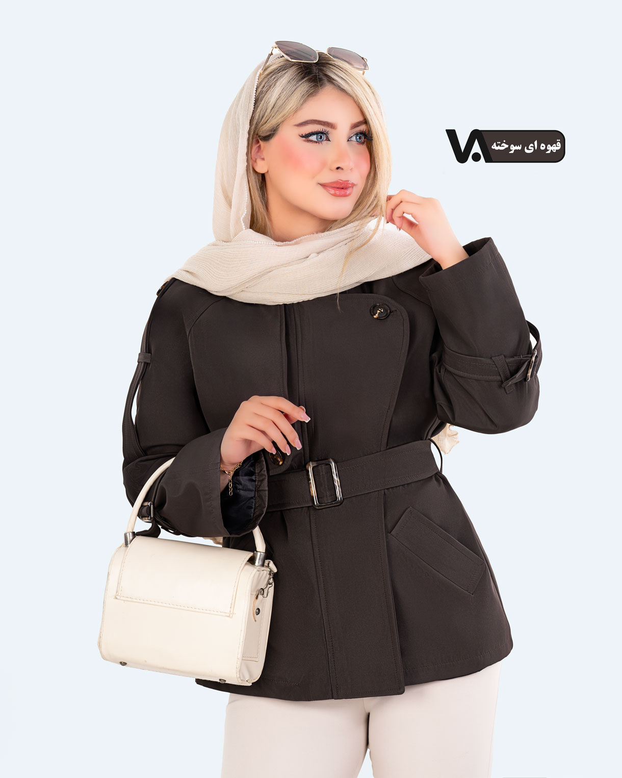 بارانی آستردار یک طرفه پرادا j486