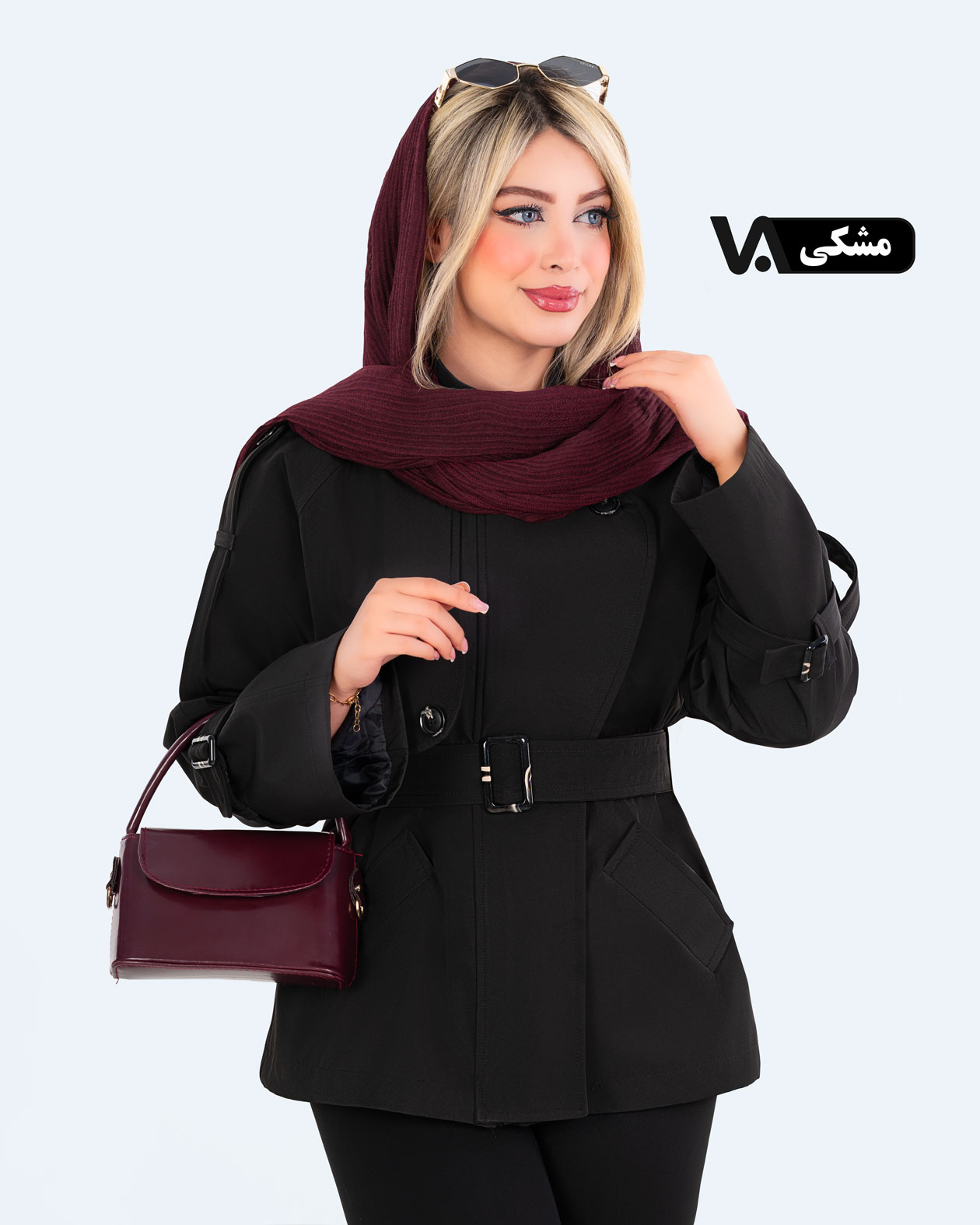 بارانی آستردار یک طرفه پرادا j486