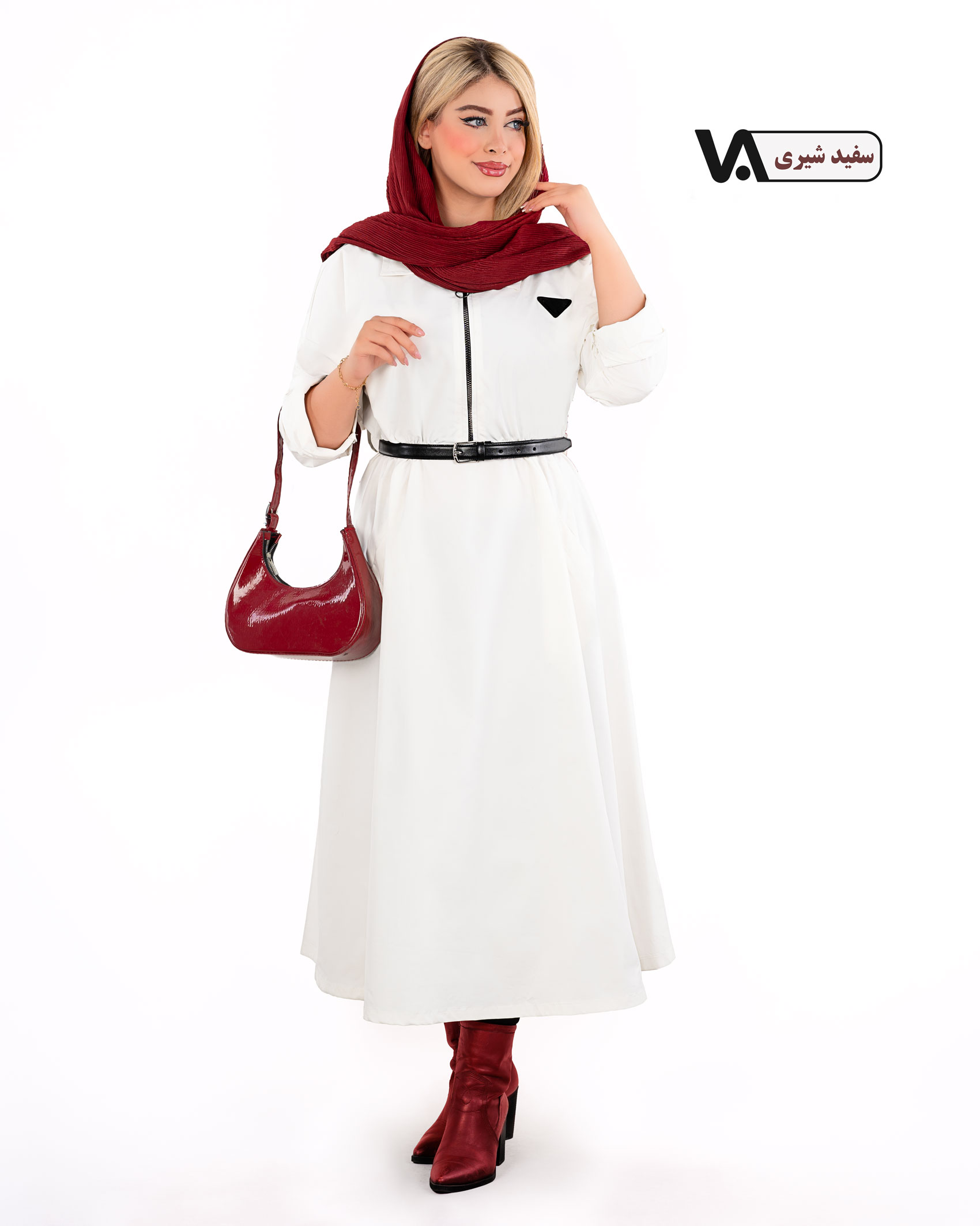 پیراهن کتان تی سی بلند کد j489