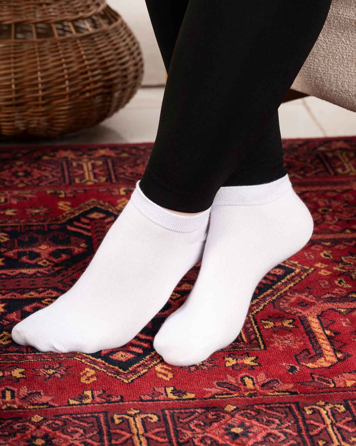 جوراب مچی ساده نخ پنبه کد j492