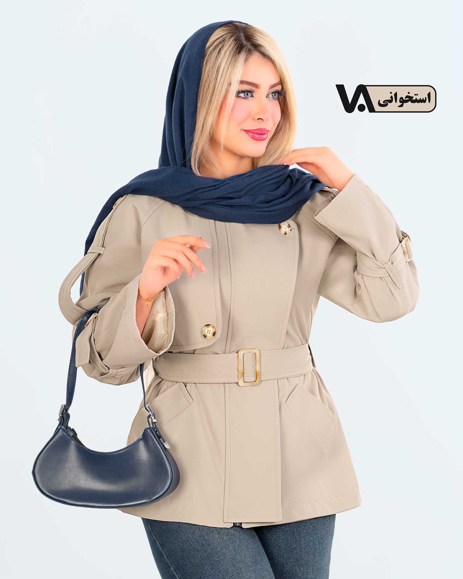 بارانی آستردار یک طرفه پرادا j486