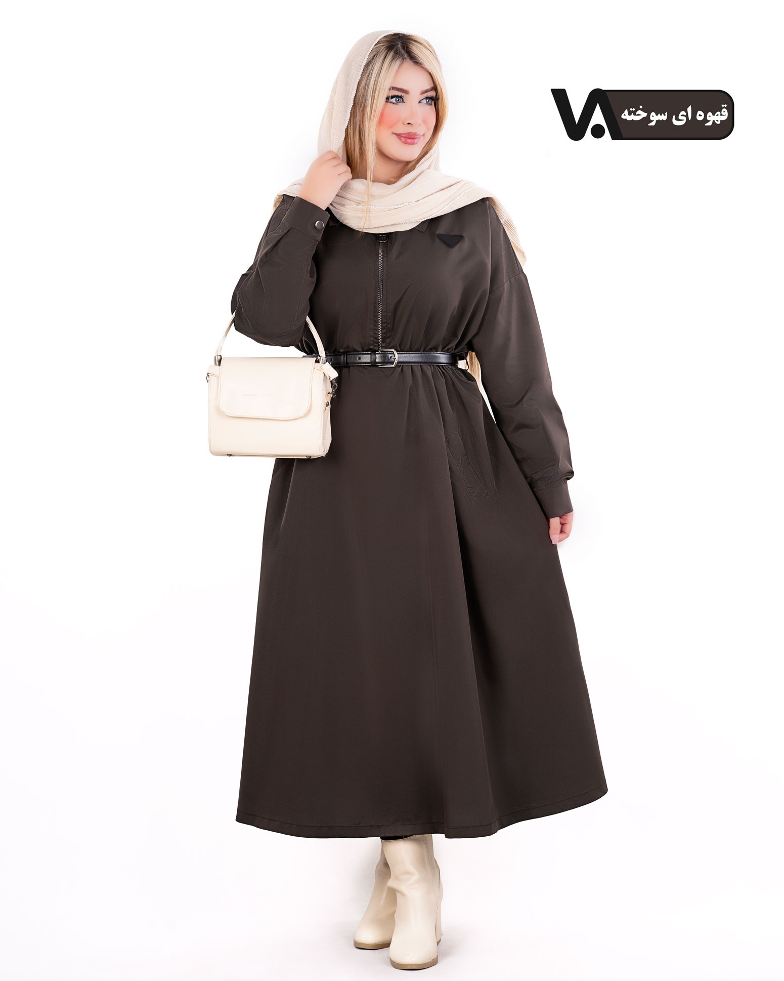 پیراهن کتان تی سی بلند کد j489