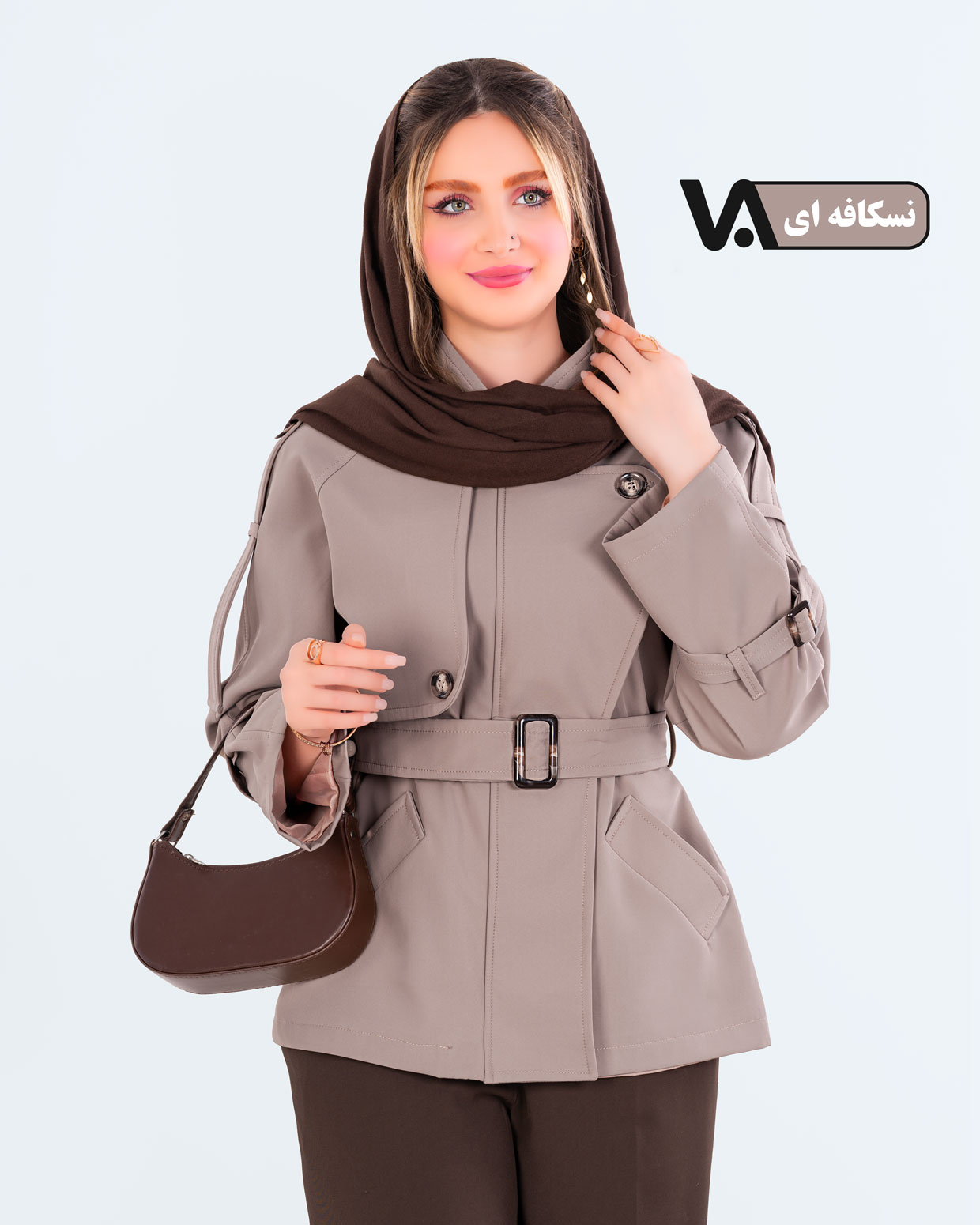 بارانی آستردار یک طرفه پرادا j486