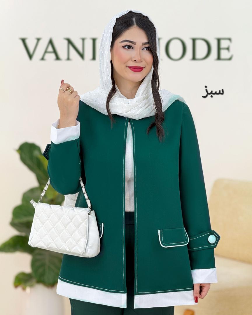 کت یقه گرد دمسه دوزی کد g747