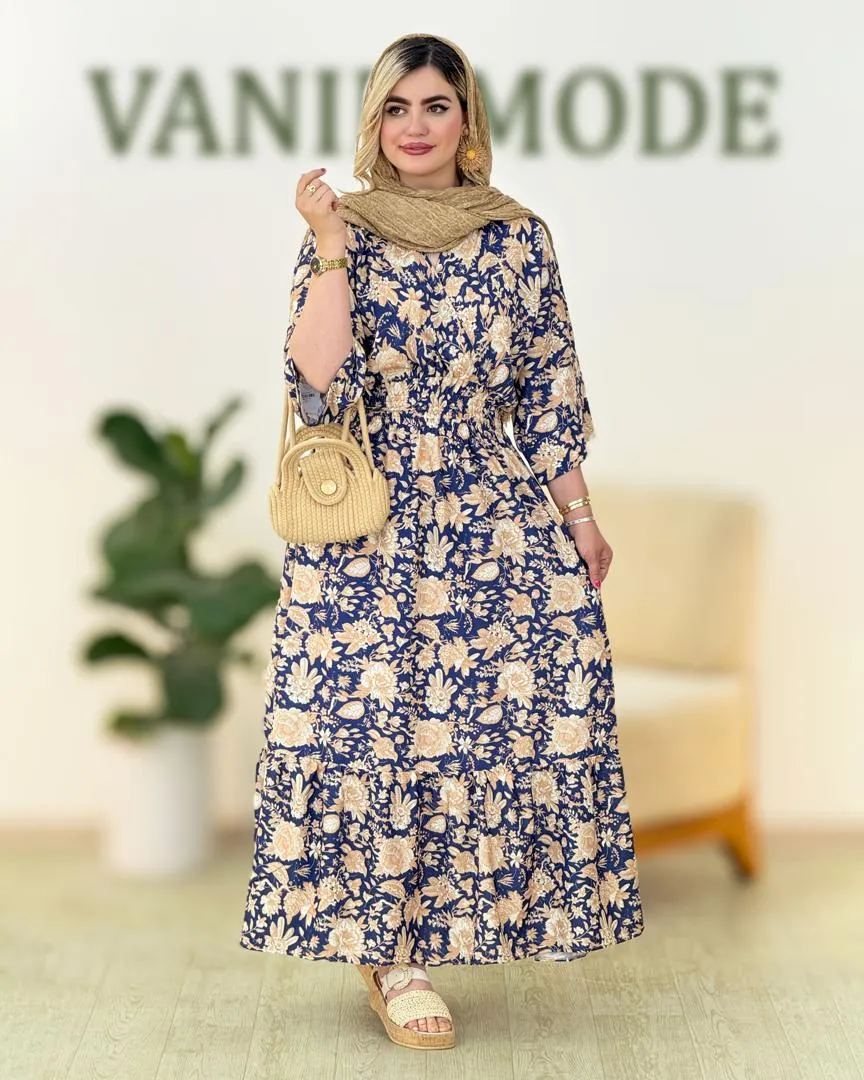 پیراهن ساحلی چین دار کد h2