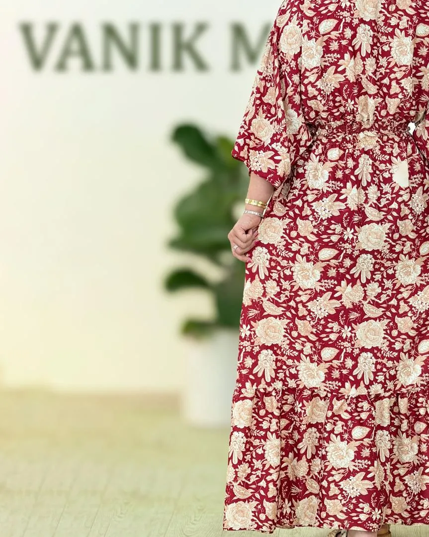 پیراهن ساحلی چین دار کد h2