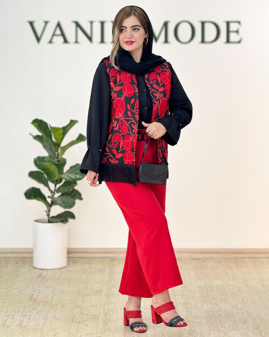 ست جلیقه شلوار یلدایی