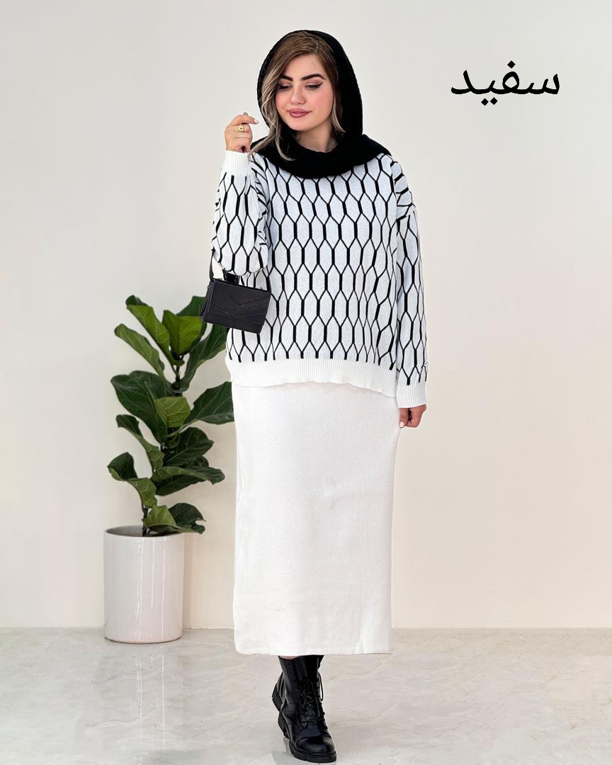 بلوز دامن جدید کد g85