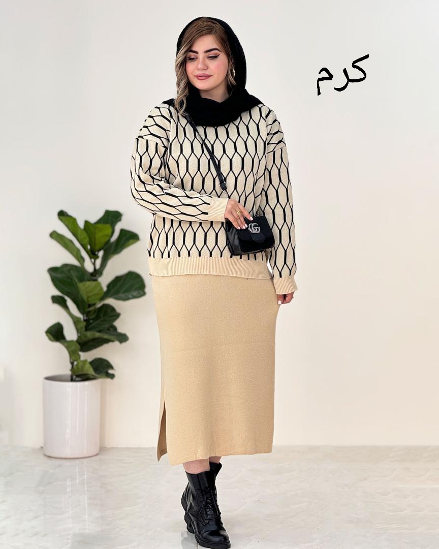 بلوز دامن جدید کد g85