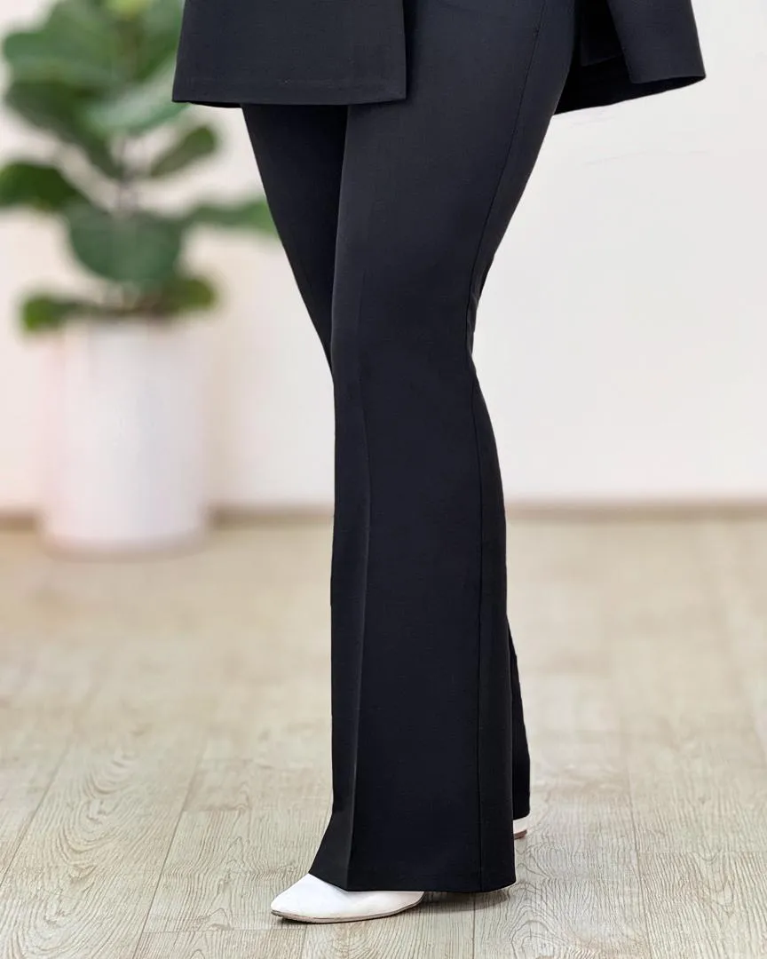 کت شلوار دکمه دار نوار سفید کد h520