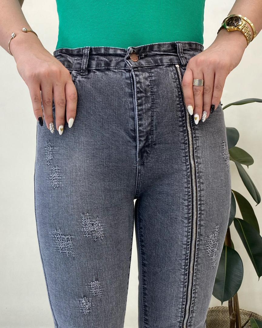 شلوار دمپا زیپ ذغالی کد d918