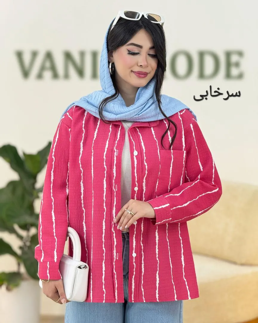 شومیز السا جلو دکمه دار کد g969