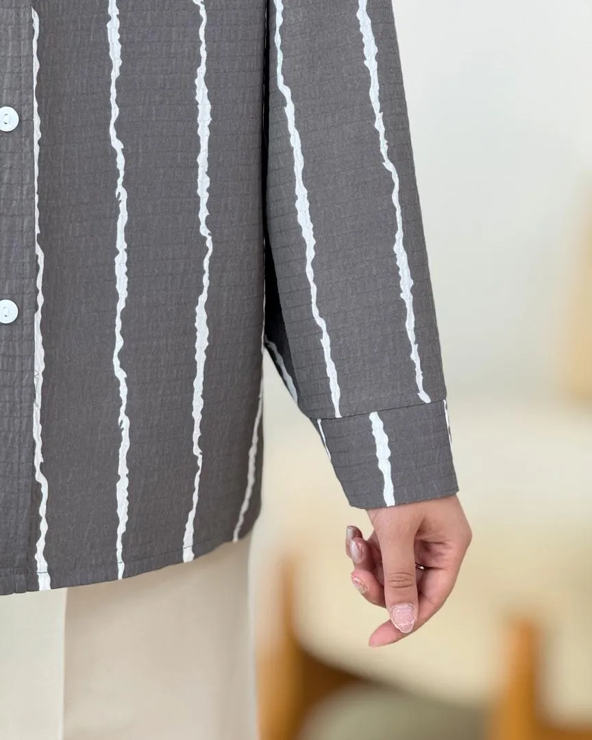 شومیز السا جلو دکمه دار کد g969