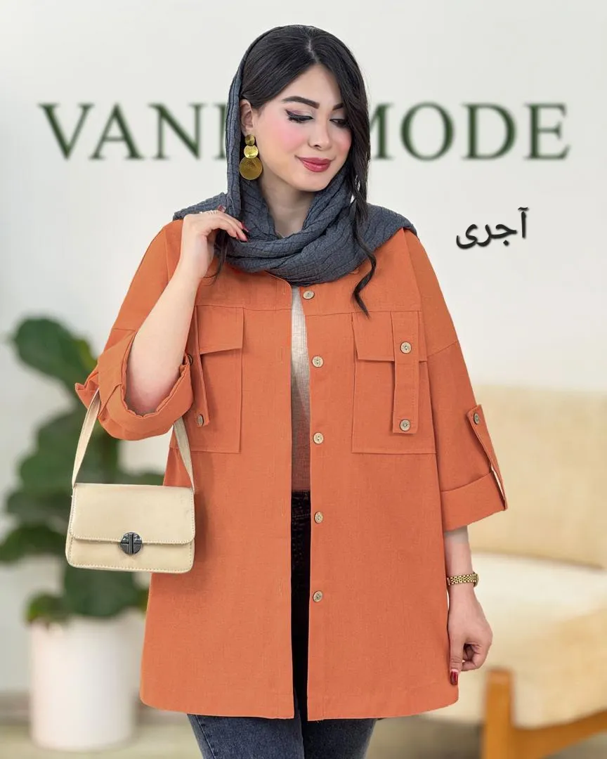 شومیز اسپرت آستین پاکتی کد g861