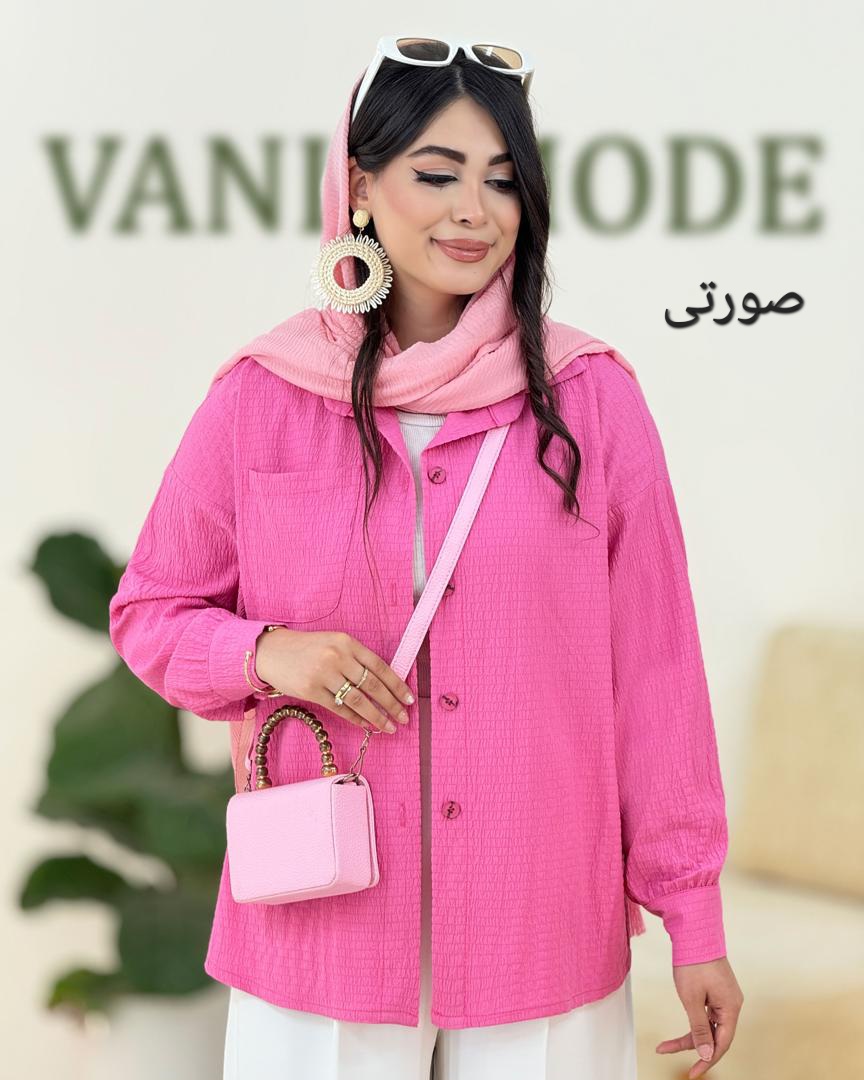 شومیز جیب دار اطلس کد h4