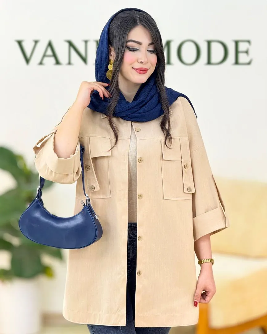 شومیز اسپرت آستین پاکتی کد g861