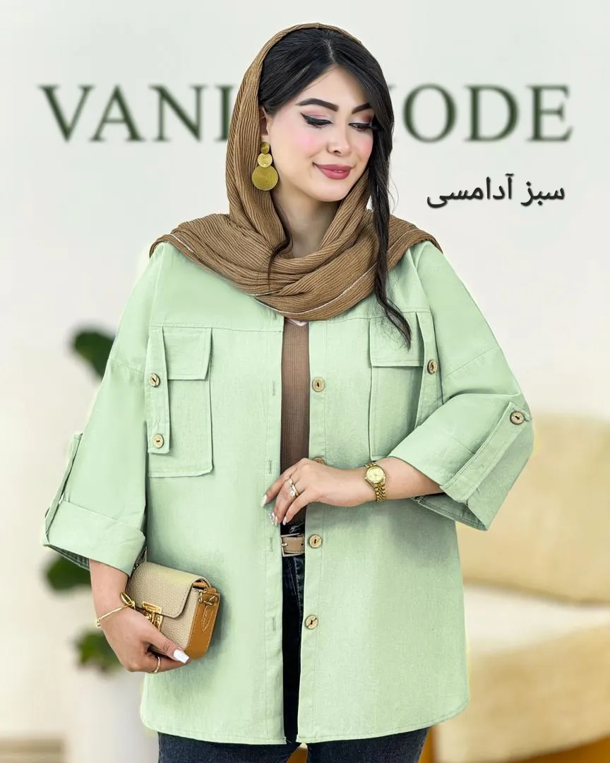 شومیز اسپرت آستین پاکتی کد g861