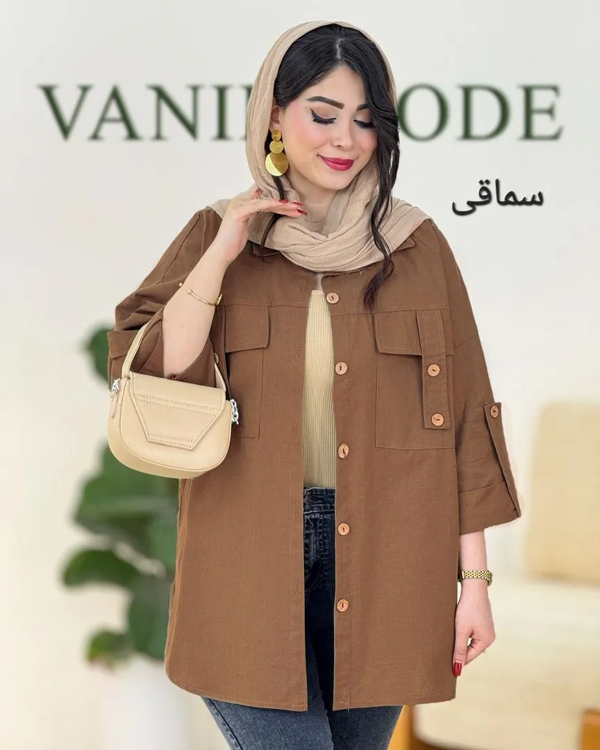 شومیز اسپرت آستین پاکتی کد g861