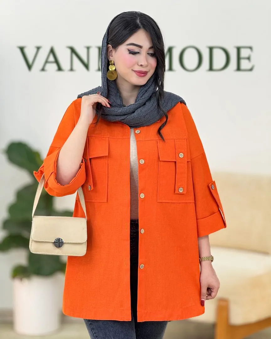 شومیز اسپرت آستین پاکتی کد g861