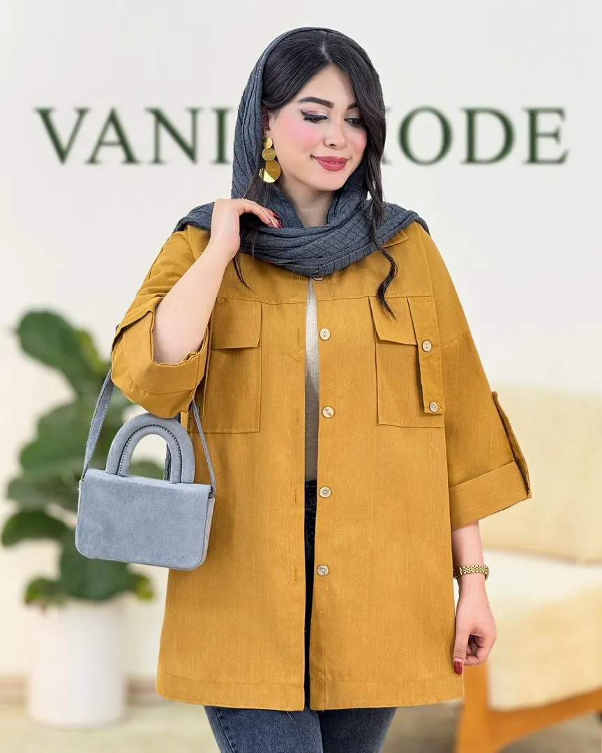 شومیز اسپرت آستین پاکتی کد g861