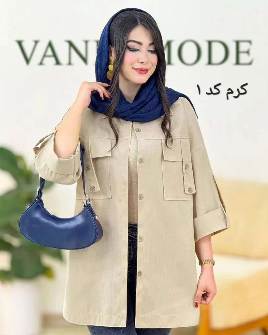 شومیز اسپرت آستین پاکتی کد g861