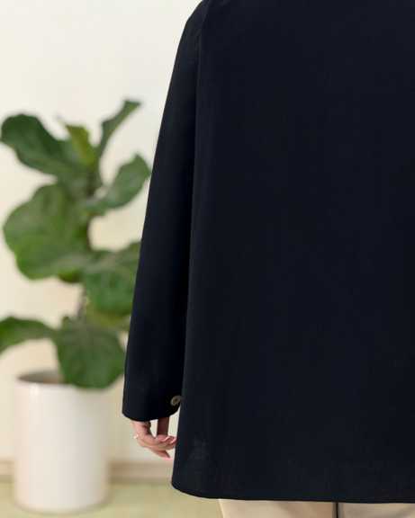 شومیز لینن جیب نما کد h78