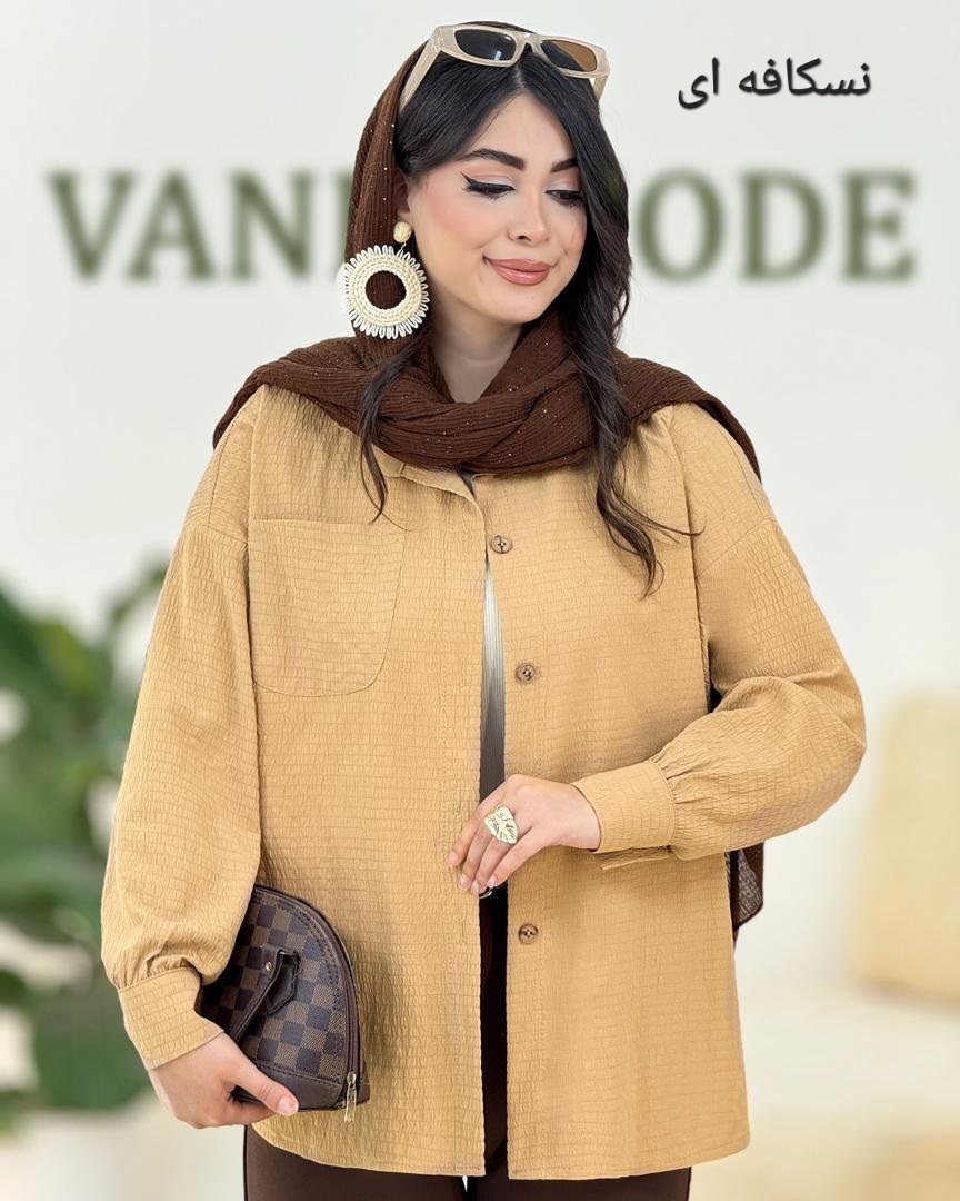 شومیز جیب دار اطلس کد h4