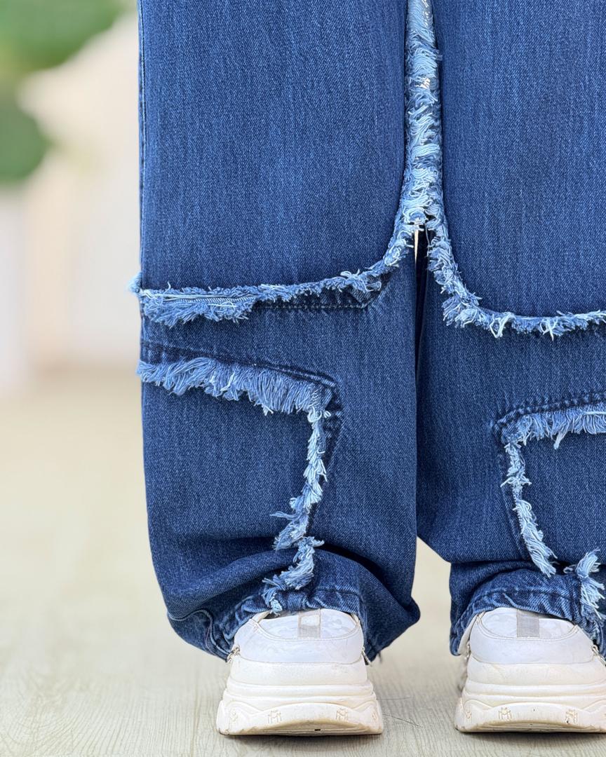 شلوار جین واید لگ کد g927