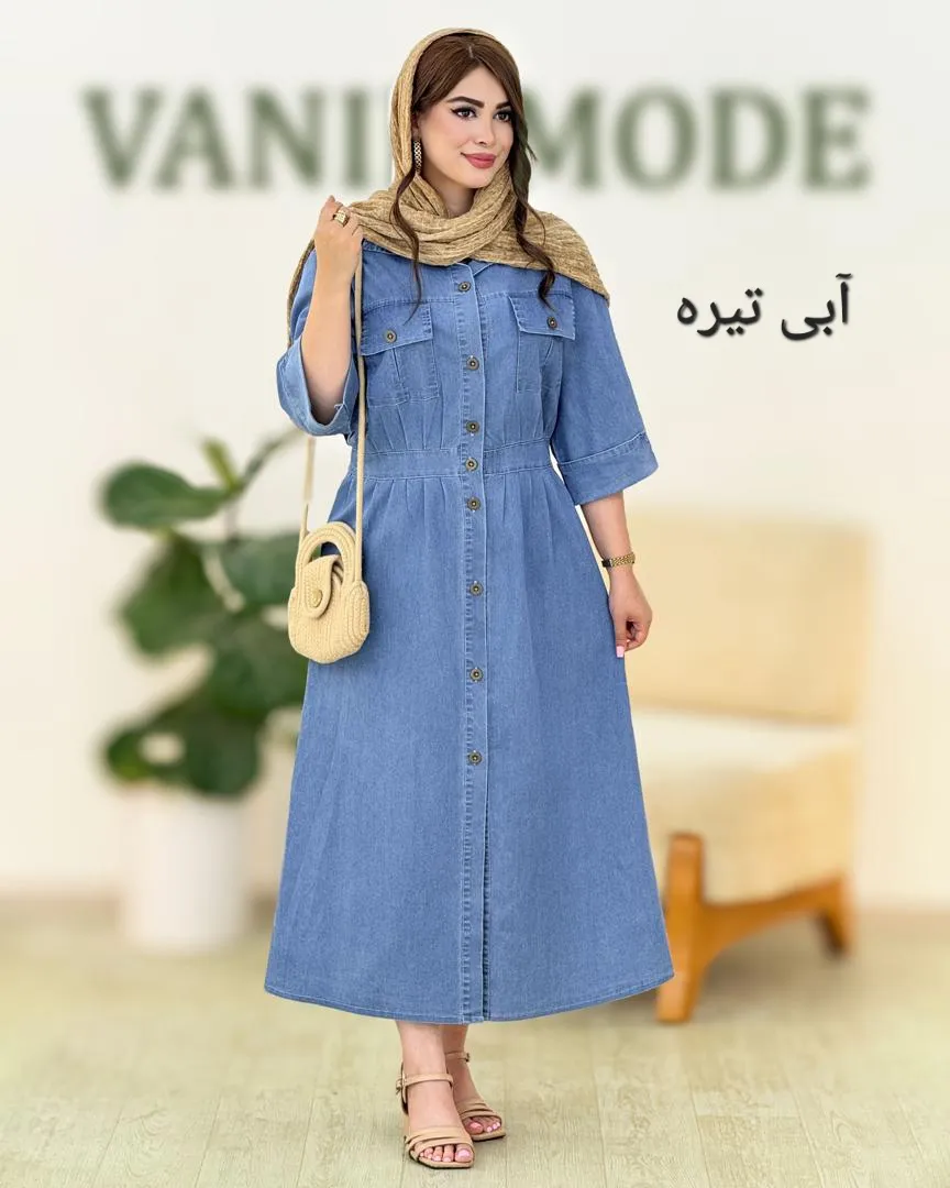 مانتو آستین پاکتی دو جیب کد h44