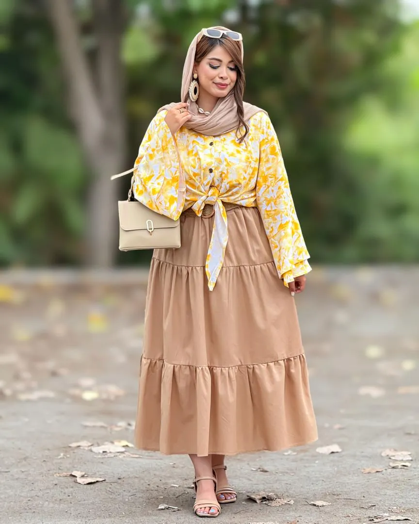 شومیز آستین عروسکی کدh302