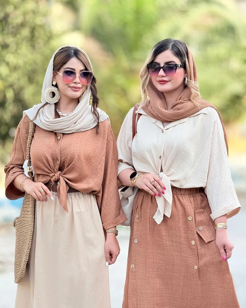 شومیز گره ای پیش بلند پشت کوتاه کد H268