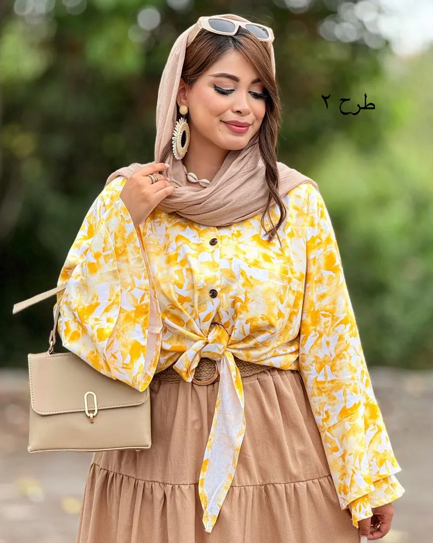 شومیز آستین عروسکی کدh302