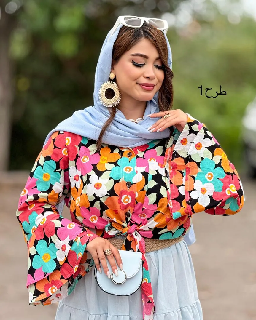 شومیز آستین عروسکی کدh302