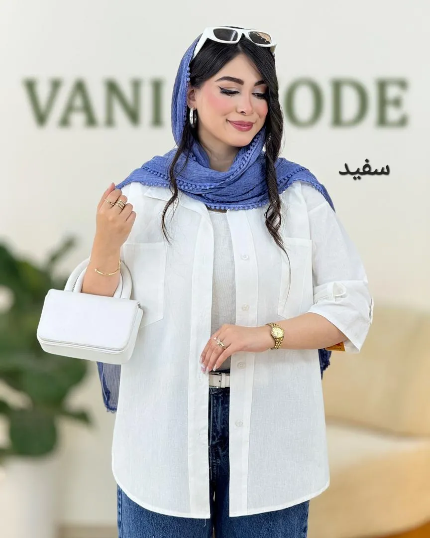 شومیز اسپرت دو جیب کد g971