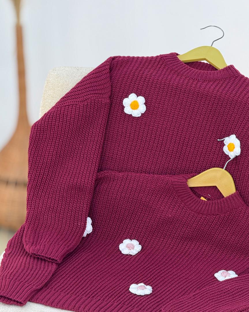 کراپ بافت طرح گل کد h446