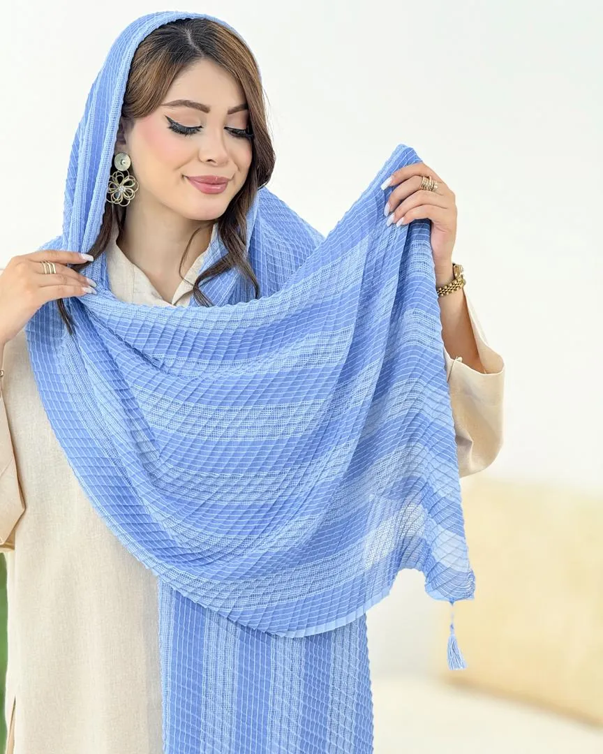 شال حصیری منگوله دار کد h174