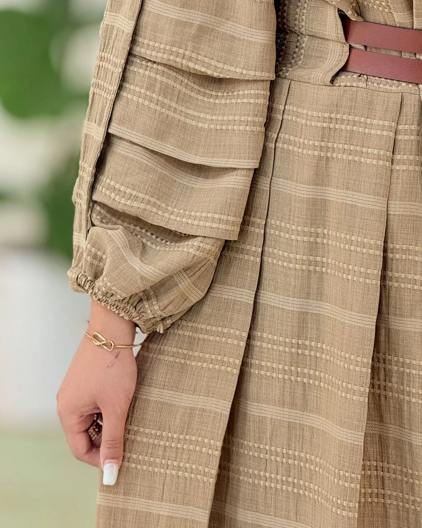 پیراهن آستین پاگون دار کدH308