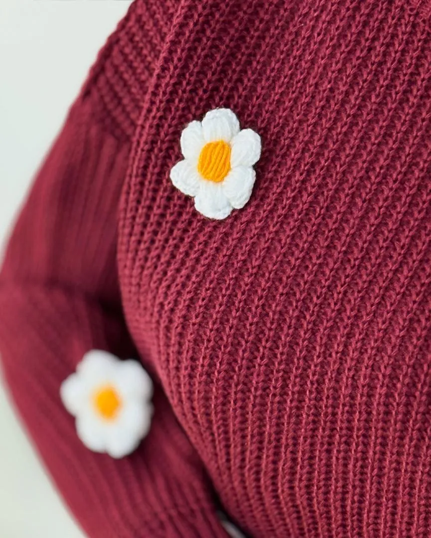 کراپ بافت طرح گل کد h446