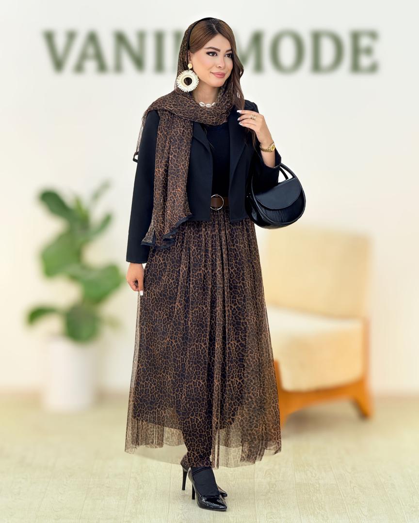 ست سه تیکه تور کد g447