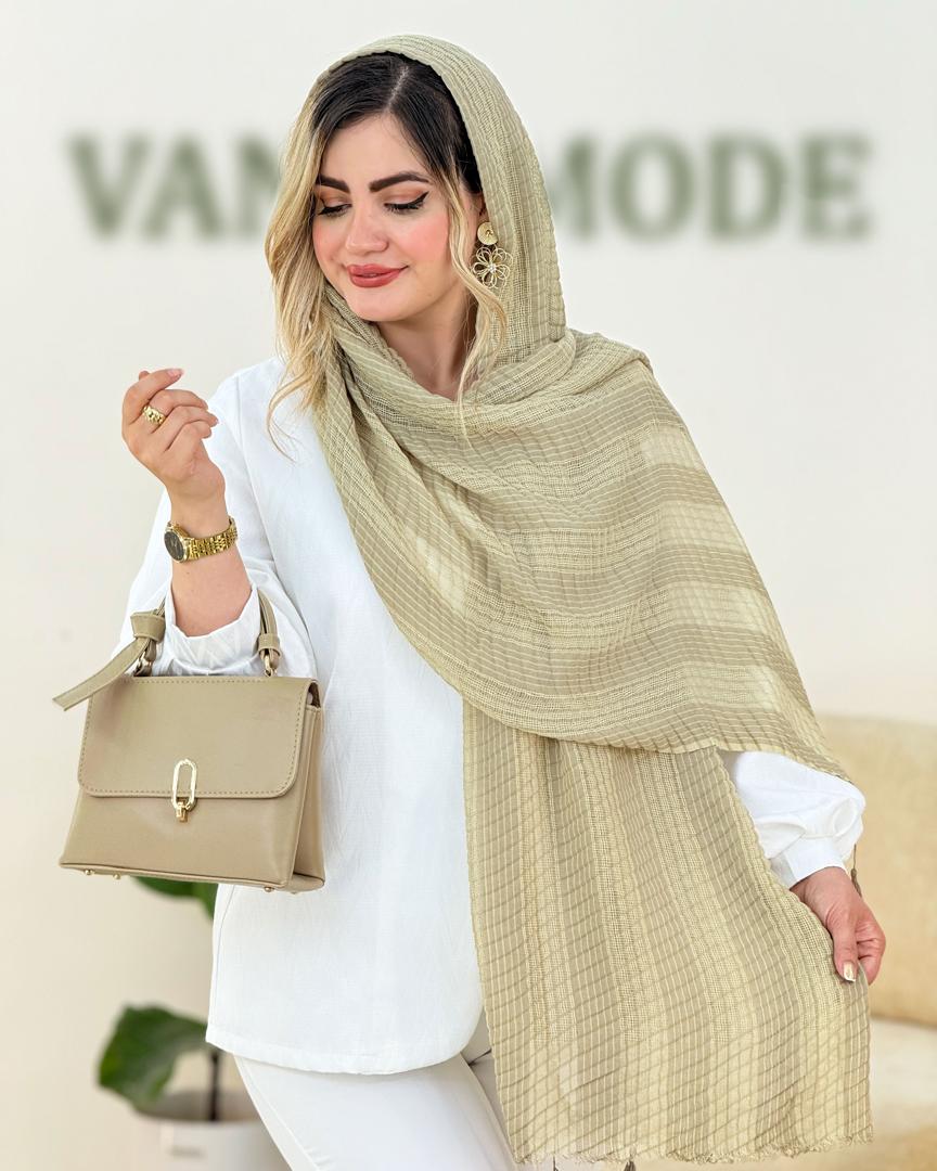 شال حصیری منگوله دار کد h174