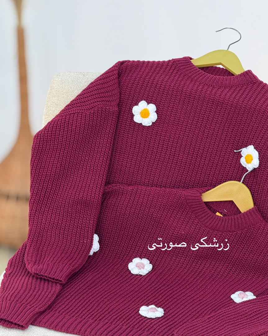 کراپ بافت طرح گل کد h446