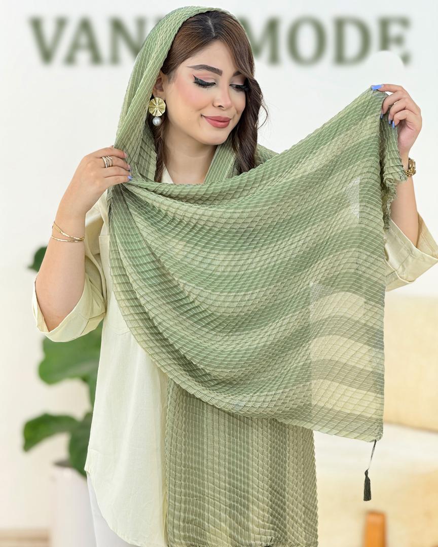 شال حصیری منگوله دار کد h174