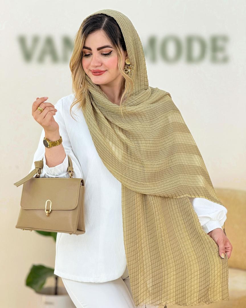 شال حصیری منگوله دار کد h174